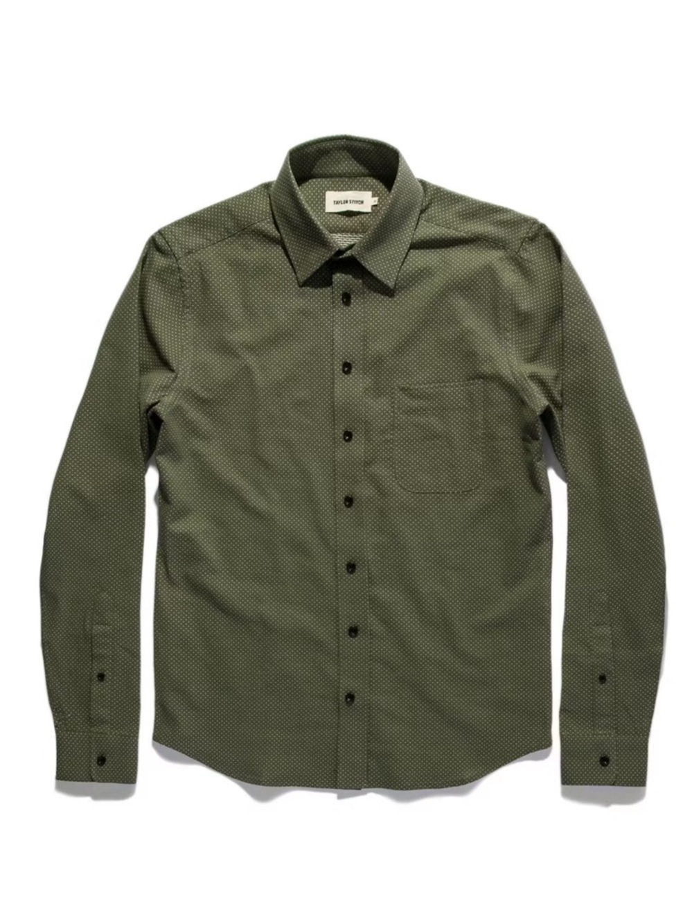 Taylor Stitch The California Olive Jacquard Dot Size 38